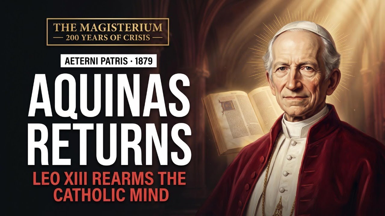 Rome Has Spoken: The Encyclical That Brought Aquinas Back | Aeterni Patris – Avoiding Babylon